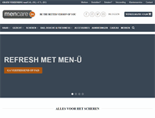 Tablet Screenshot of mencare24.nl